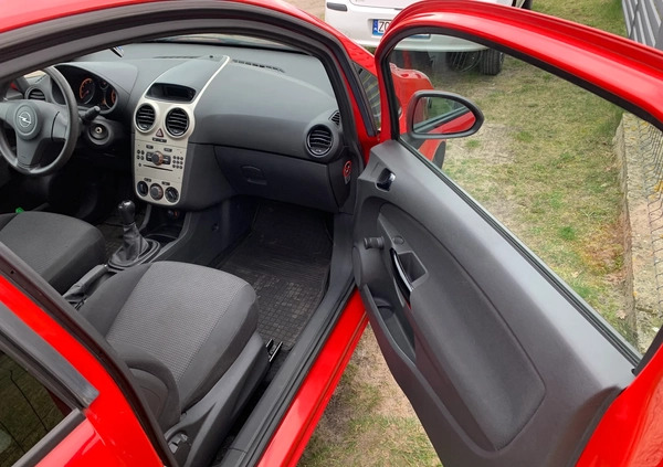 Opel Corsa cena 9900 przebieg: 109520, rok produkcji 2009 z Wojkowice małe 79